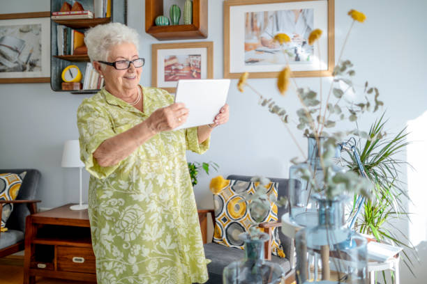 istock Senior woman at home 1750429838