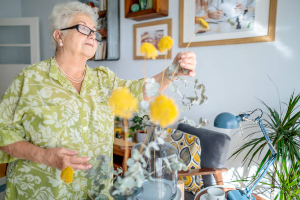 istock Senior woman at home 1750431513