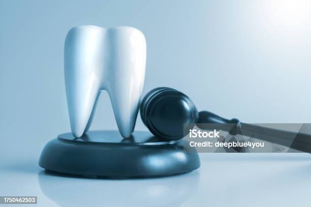 Dentistry And Dental Insurance Concept Stock Photo - Download Image Now - Dental Health, Law, Insurance