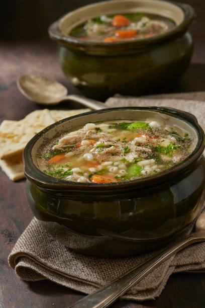 istock Chicken and Barley Vegetable Soup 1750518658