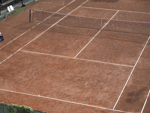 istock Tennis court 1750521416