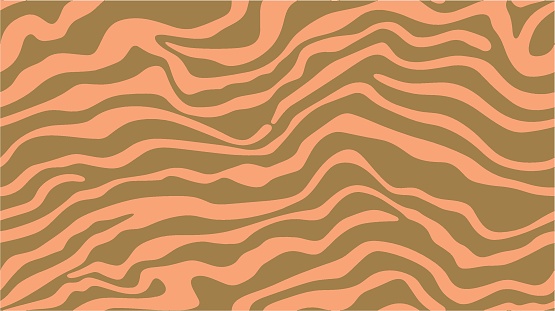 Abstract illustration graphics with lightsalmon and peru, seamless tileable patterns. Elevation map. Topographic map lines background. Wide Size. Topographic lines background. Topographic pattern texture. Abstract background. Topographic vector map. Curved lines.