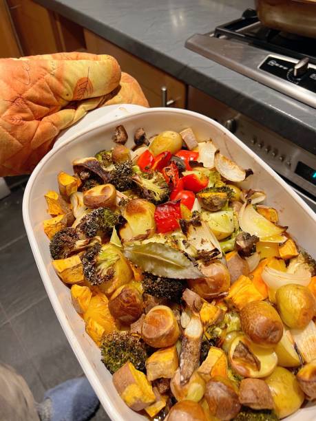 istock Vegetables roasted in the oven 1750603662