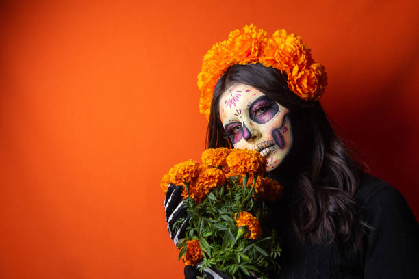 istock Woman painted as Catrina 1750636799