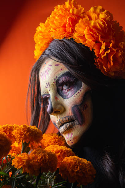 istock Woman painted as Catrina 1750637827