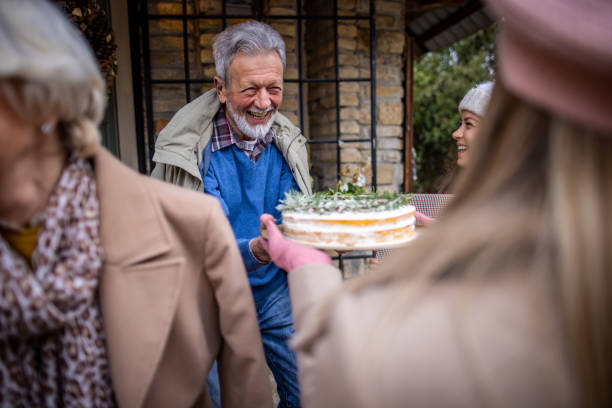 istock Christmas surprise for senior parents 1750644819