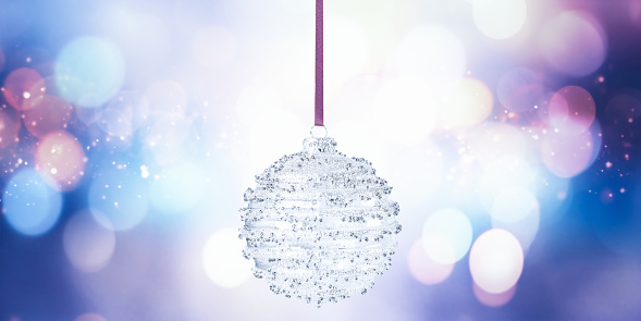Hanging Glass Christmas Ornament