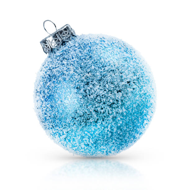 istock Christmas Ornament with Soft Shadow and Reflection Isolated on White Background 1750682174