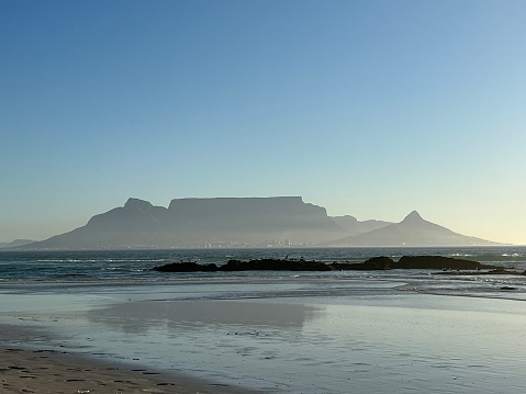 Table mountain horizon view