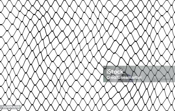 Fish Net Pattern Or Fishnet Mesh Grid Background Stock Illustration ...
