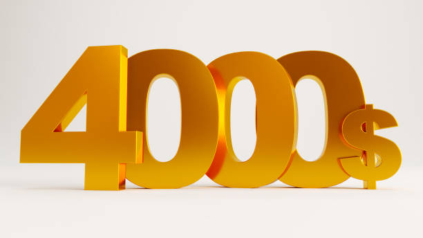 istock golden four thousand dollars isolated on white background 1750930502