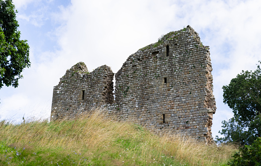 Ruins of the old castle in the city of Satanov.