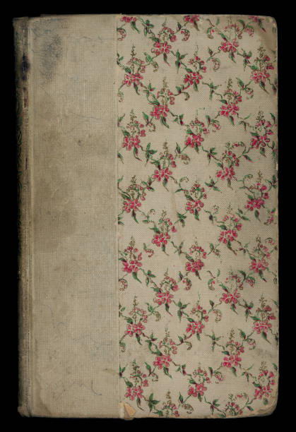 istock Victorian Antique Floral Pattern Hardcover Book 1750940231