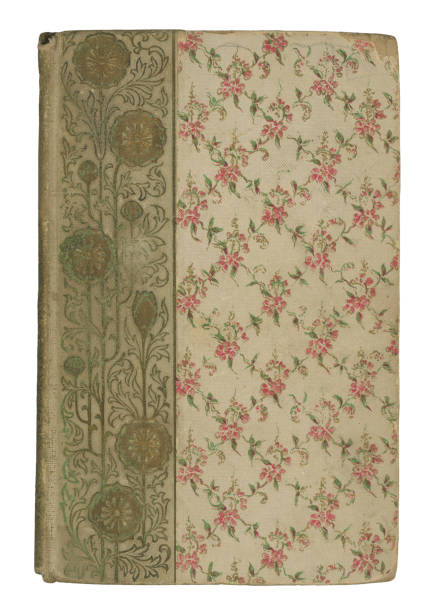 istock Victorian Antique Floral Pattern Hardcover Book 1750940232