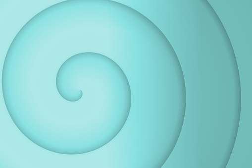 Blue spiral abstract background with tonal transitions.