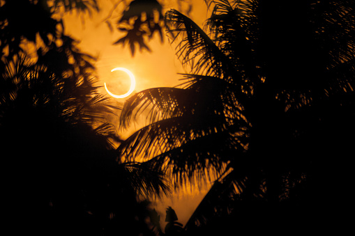 Annular eclipse in Brazil