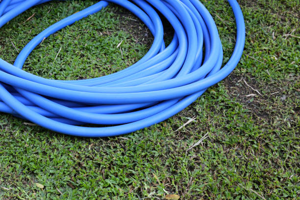 istock Garden hose for watering plants 1751106552