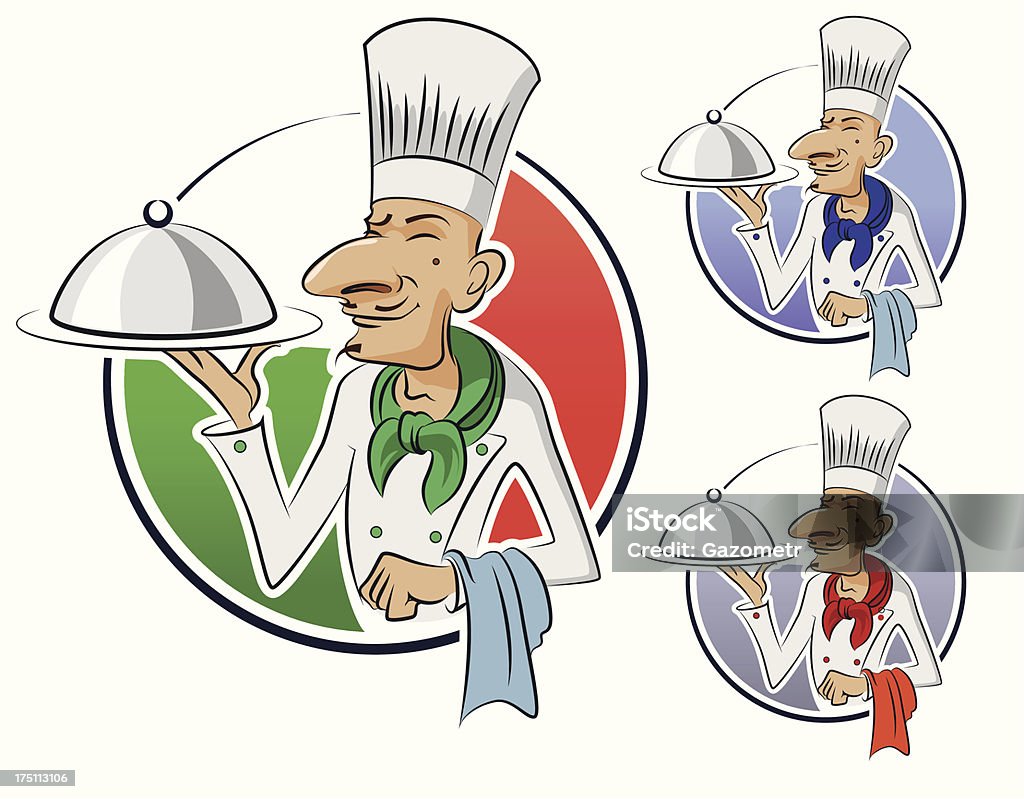 Restaurante Cook - arte vectorial de Adulto libre de derechos
