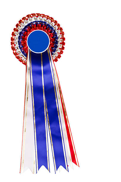 Ribbon for winner stock photo