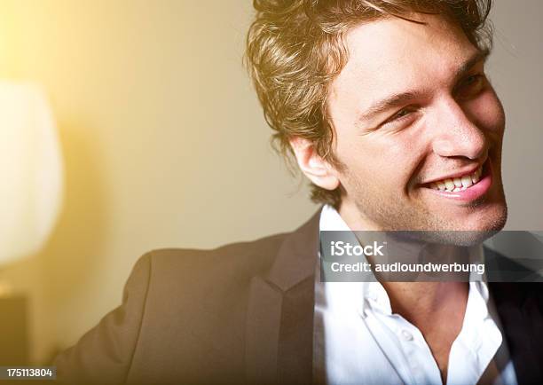 A Portrait Of A Young Man Smiling Stock Photo - Download Image Now - Adult, Adults Only, Aspirations