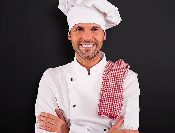 istock Portrait of handsome cooking chef 175116059