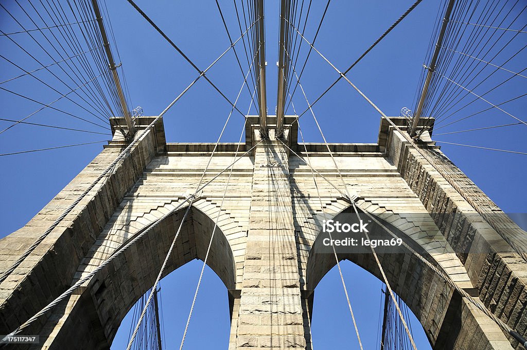 Puente de Brooklyn - Foto de stock de Aire libre libre de derechos