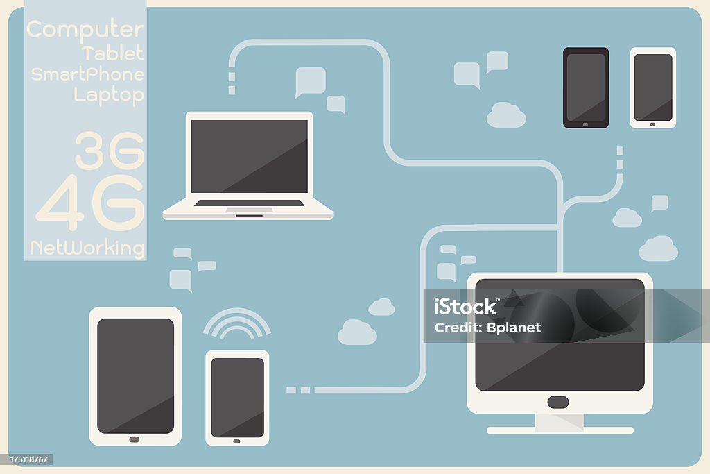 Computer Networking Stock Illustration - Download Image Now - Web Page ...