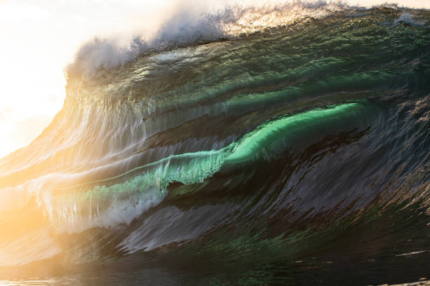 istock Tall wall of water with lens flare 1751232801