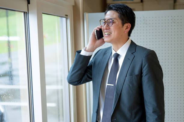 istock Working business man talking by phone 1751239392
