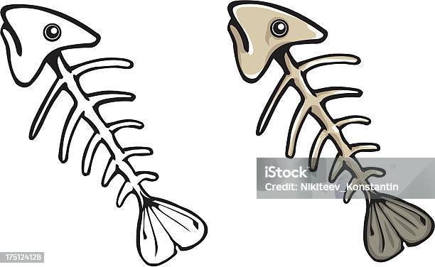 Ilustración de Vector De Peces Esqueleto y más Vectores Libres de Derechos de Anatomía - Anatomía, Animal, Animal sin piel