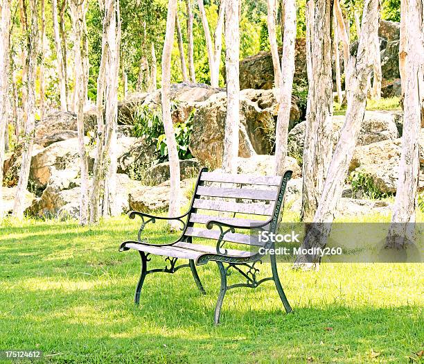 Metalowe Krzesła W Ogrodzie - zdjęcia stockowe i więcej obrazów Aranżować - Aranżować, Bez ludzi, Dekoracja