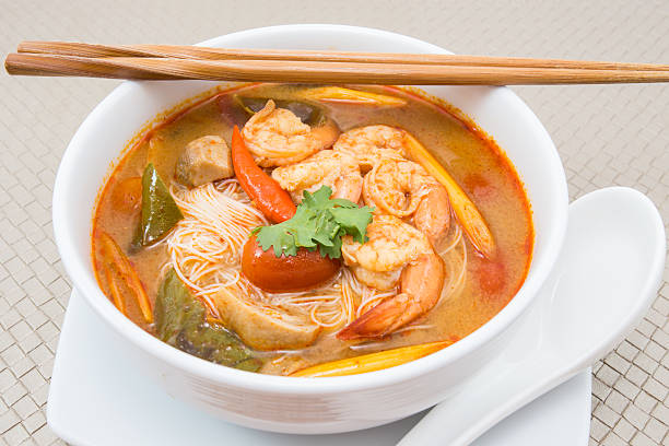 istock Thai food, Tom Yam Kung Noodle 175128108