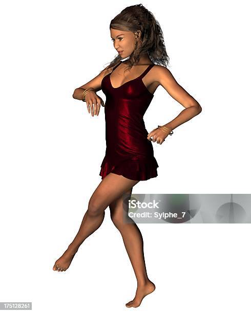 라틴 여자 레드 정장용 댄싱 3차원 형태에 대한 스톡 사진 및 기타 이미지 - 3차원 형태, 갈색 머리, 건강한 생활방식
