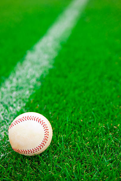 istock Baseball on a Baseball Field during a Baseball Game 175129381