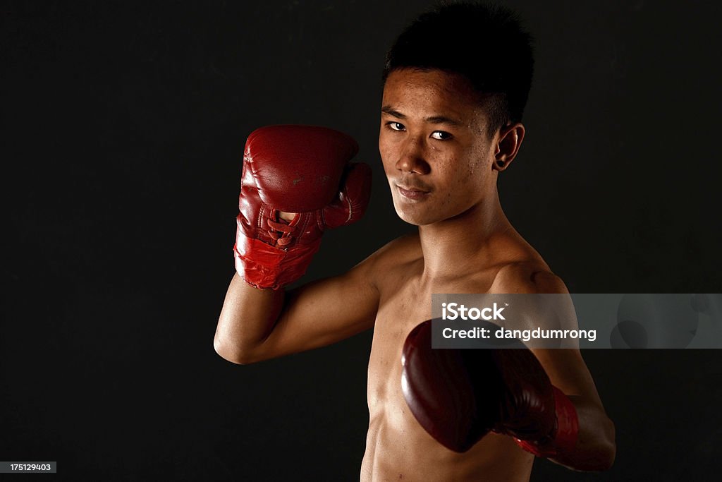 Muay Thai boxe homme Boxer - Photo de Adulte libre de droits