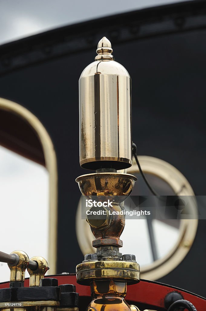 Messing-Whistle - Lizenzfrei Dampffahrzeug Stock-Foto