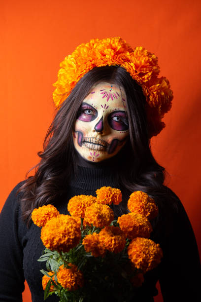 istock Woman painted as Catrina 1751300490