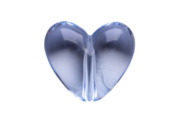 istock Plastic heart shape symbol isolated on white background 1751326831
