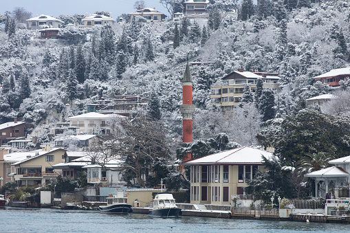 Istanbul Bosphorus (Çengelköy, Üsküdar, Kandilli, Kucuksu, Rumelihisarı) Coast in the Winter Season Photo, Üsküdar Istanbul, Turkey (Turkiye)