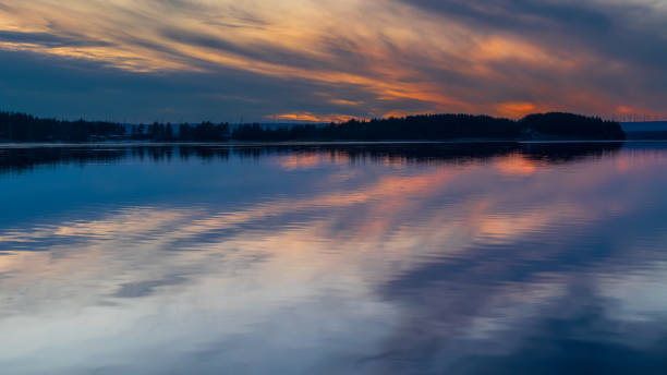 istock Velvet sunset over lake 1751393047
