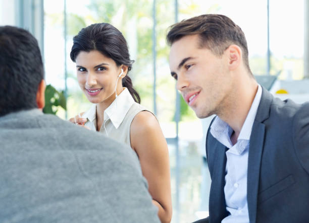 istock Business people talking in meeting 175140042