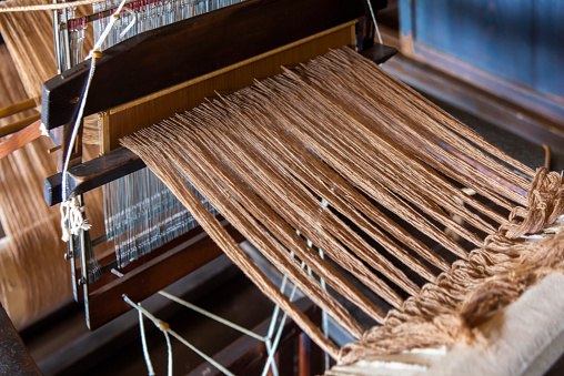 Weaving is one of the traditional Japanese crafts, which