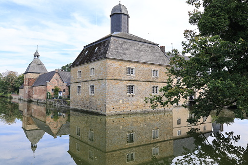September 27, 2019, Ascheberg: View of Westerwinkel Castle in Ascheberg in Münsterland