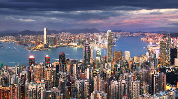istock China - Hong Kong cityscape at night 1751604044