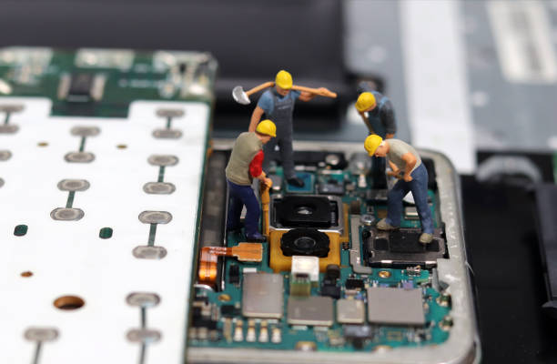 istock Miniatures to repair cell phone boards. 1751607302