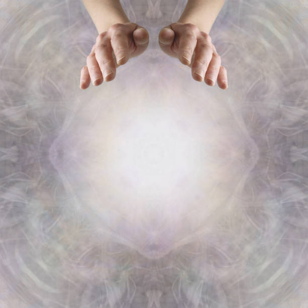 istock Shamanic female healer sending healing vibes 1751643349