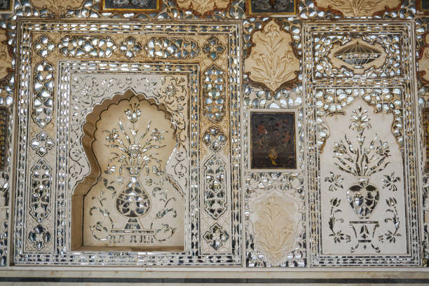 Mirror palace in Fort AMBER - Rajasthan