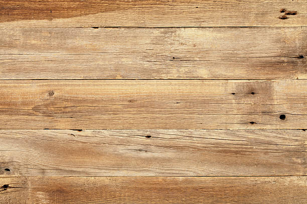 close view of wooden plank table - trä bildbanksfoton och bilder