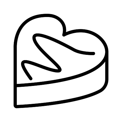 Valentine chocolate icon