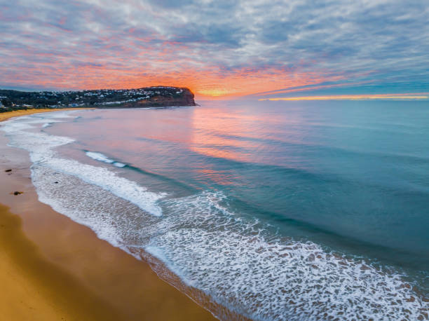 istock Stratus cloud filled sunrise over the ocean 1751680547